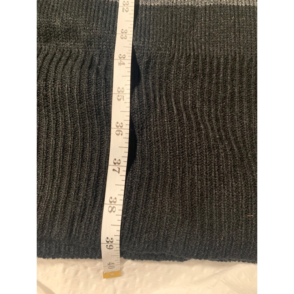 Alison Andrews Plus Colorblock Hooded Sweater Dress Yellow Green‎ Black 3X - Picture 5 of 6